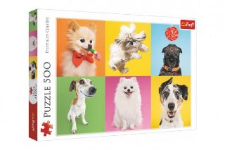 Obrázek z Puzzle psi 500 dílků 48x34cm v krabici 